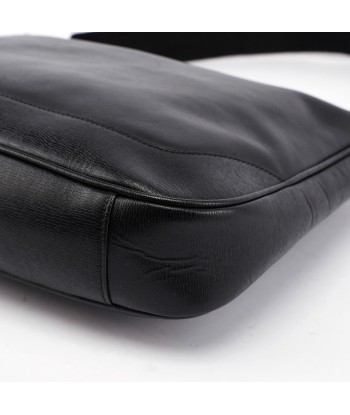 Black Leather Shoulder Bag Amélioration de cerveau avec