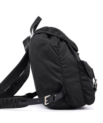 B2811 Black Nylon Backpack solde