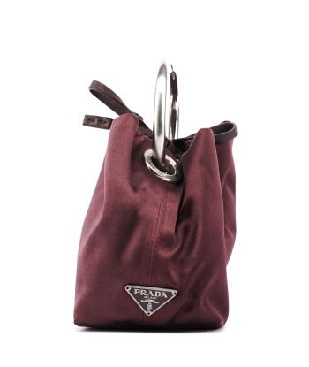 Burgundy Satin Mini Ring Bag votre restaurant rapide dans 