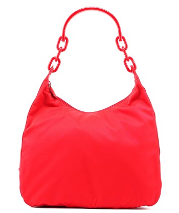 Red Tessuto Plastic Shoulder Bag Dans la société mordern