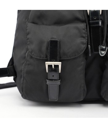 B2811 Black Nylon Backpack solde