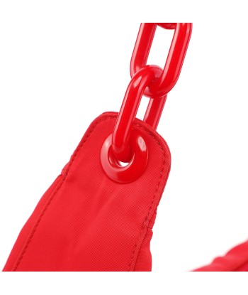 Red Tessuto Plastic Shoulder Bag Dans la société mordern