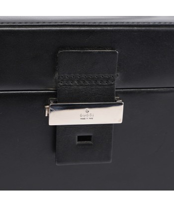 Black Calfskin Top Handle Bag Livraison rapide