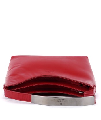 Red Calfskin Hobo Shoulder Bag s'inspire de l'anatomie humaine