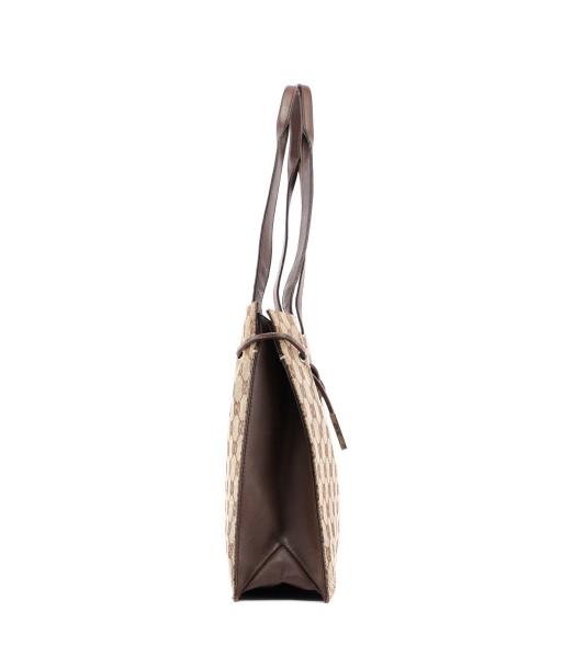 Beige GG Drawstring Tote hantent personnes