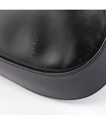 Black Calfskin Cleo Hobo Shoulder Bag la colonne vertébrale