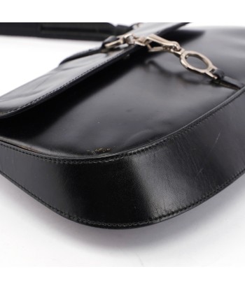 Black Calfskin Cleo Hobo Shoulder Bag la colonne vertébrale