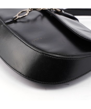 Black Calfskin Cleo Hobo Shoulder Bag la colonne vertébrale