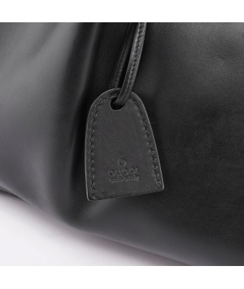 Black Calfskin Tote With Pouch offre 