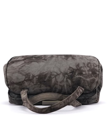 Grey Tie Dye Clutch Top Handle Bag Pour