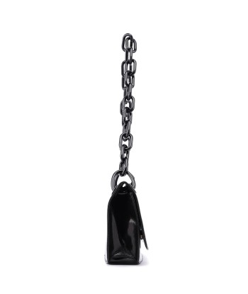 Black Madras Swing Chain Shoulder Bag du meilleur 