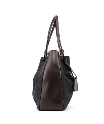 Brown GG Canvas Leather Tote Bag Véritable concentré