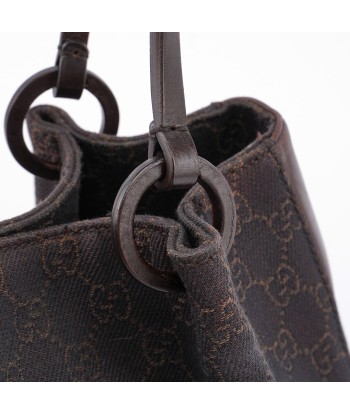 Brown GG Canvas Leather Tote Bag Véritable concentré