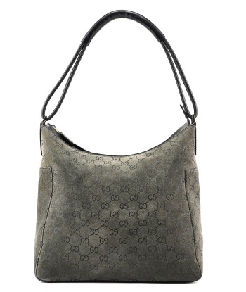 Grey Suede GG Hobo Shoulder Bag En savoir plus