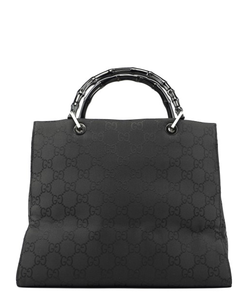 Black GG Bamboo Tote en ligne