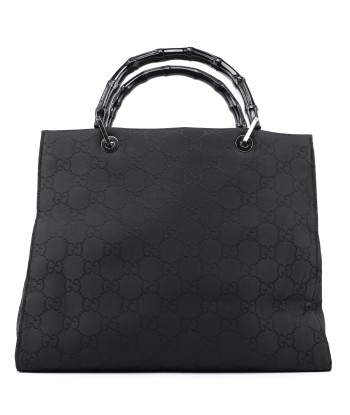 Black GG Bamboo Tote en ligne