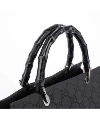 Black GG Bamboo Tote en ligne