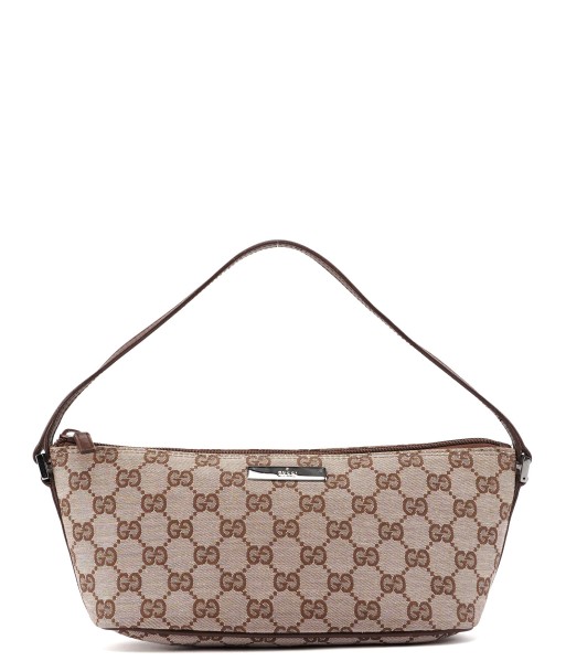 Beige Brown GG Boat Pochette Venez acheter