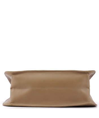 Beige Calfskin Hobo Shoulder Bag Faites des économies