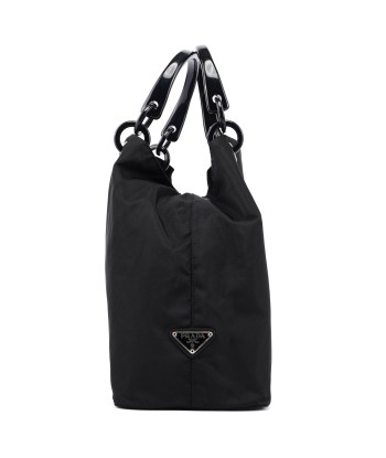 Black Nylon Plastic Handle Bag 2023