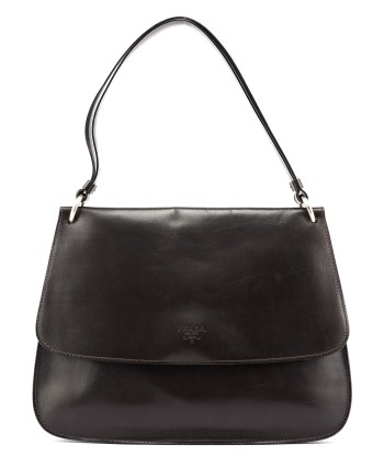 Brown Calfskin Hobo Shoulder Bag de France