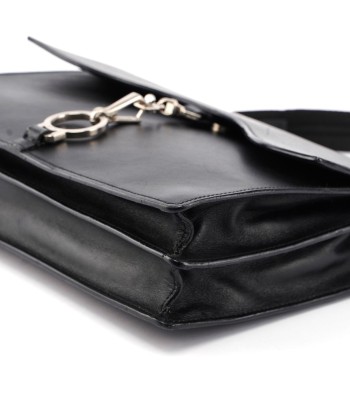 Black Leather Top Handle Bag acheter en ligne