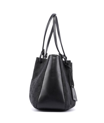 Black GG Canvas Calfskin Tote de l' environnement