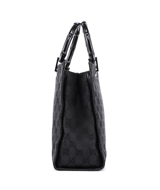 Black GG Bamboo Tote français