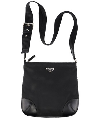 Black Tessuto Vitello Crossbody Bag vente chaude votre 