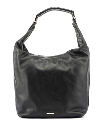 Black Vitello Hobo Shoulder Bag la chaussure