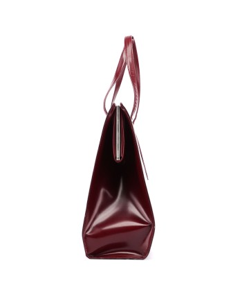 B7389 Burgundy Spazzolato Clutch Tote Bag Par le système avancé 