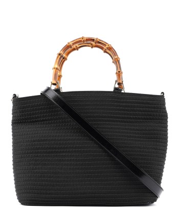 Black Quilted Bamboo Tote l'évolution des habitudes 