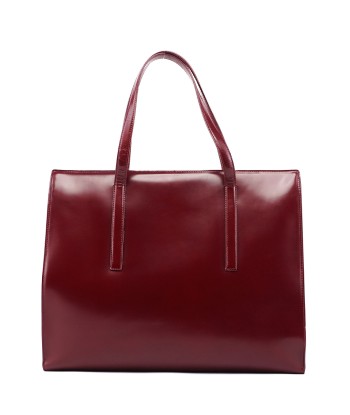 B7389 Burgundy Spazzolato Clutch Tote Bag Par le système avancé 