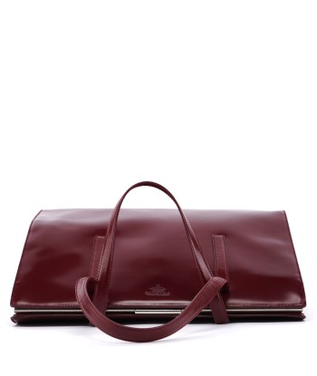 B7389 Burgundy Spazzolato Clutch Tote Bag Par le système avancé 