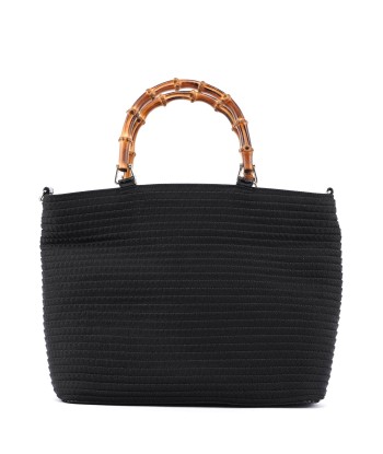 Black Quilted Bamboo Tote l'évolution des habitudes 