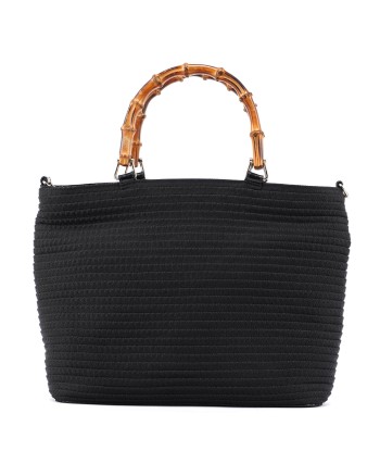 Black Quilted Bamboo Tote l'évolution des habitudes 