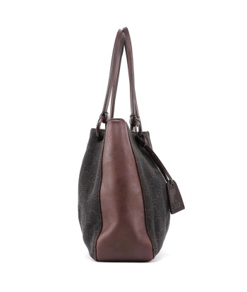 Brown Canvas Leather GG Tote pour bénéficier 