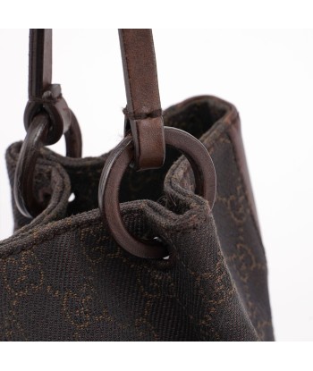 Brown Canvas Leather GG Tote pour bénéficier 