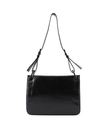 Black Vitello Tessuto Shoulder Bag prix