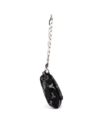 Black Velluto Baroque Chain Bag en stock