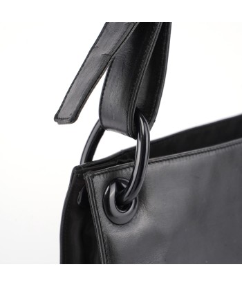 Black Vitello Tessuto Shoulder Bag prix