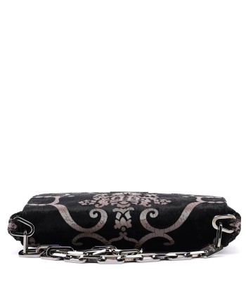 Black Velluto Baroque Chain Bag en stock