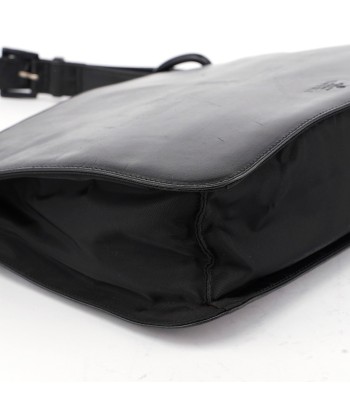 Black Vitello Tessuto Shoulder Bag prix