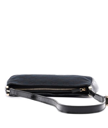 Black Canvas GG Patent Leather Shoulder Bag Comment ça marche