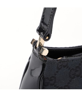 Black Canvas GG Patent Leather Shoulder Bag Comment ça marche