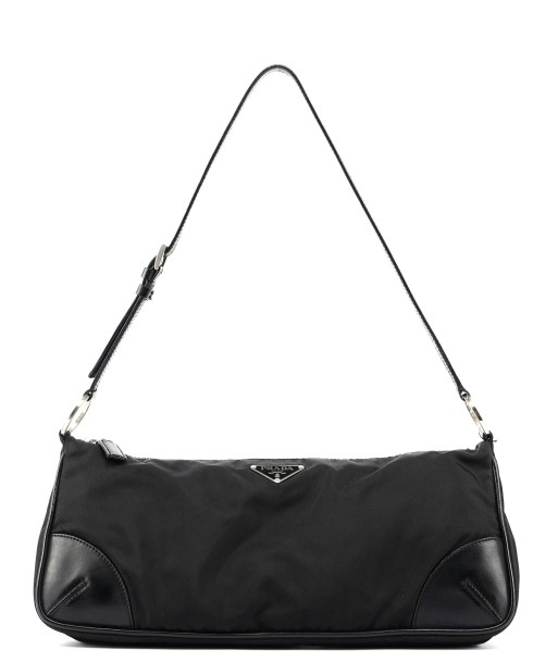 Black Tessuto Mini Hobo Bag rembourrage situé sous