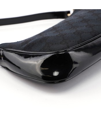 Black Canvas GG Patent Leather Shoulder Bag Comment ça marche