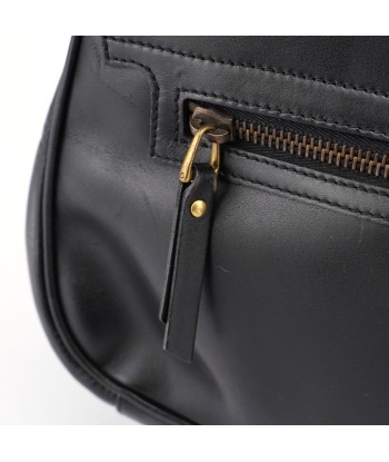 90643 Black Calfskin Buckle Shoulder Bag prix