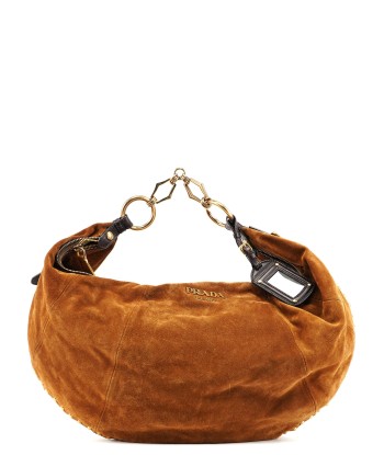 Brown Suede Hobo Shoulder Bag shop