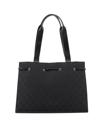 Black GG Canvas Drawstring Tote ouvre sa boutique